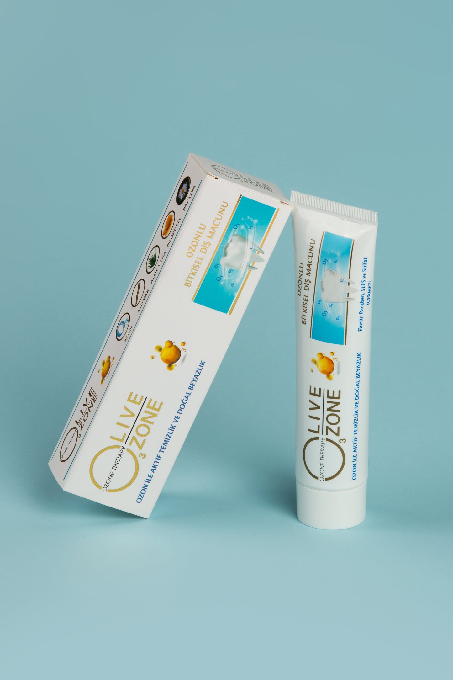Olive Ozone – Ozonlu Bitkisel Diş Macunu | 100 g Ürün Görseli 4