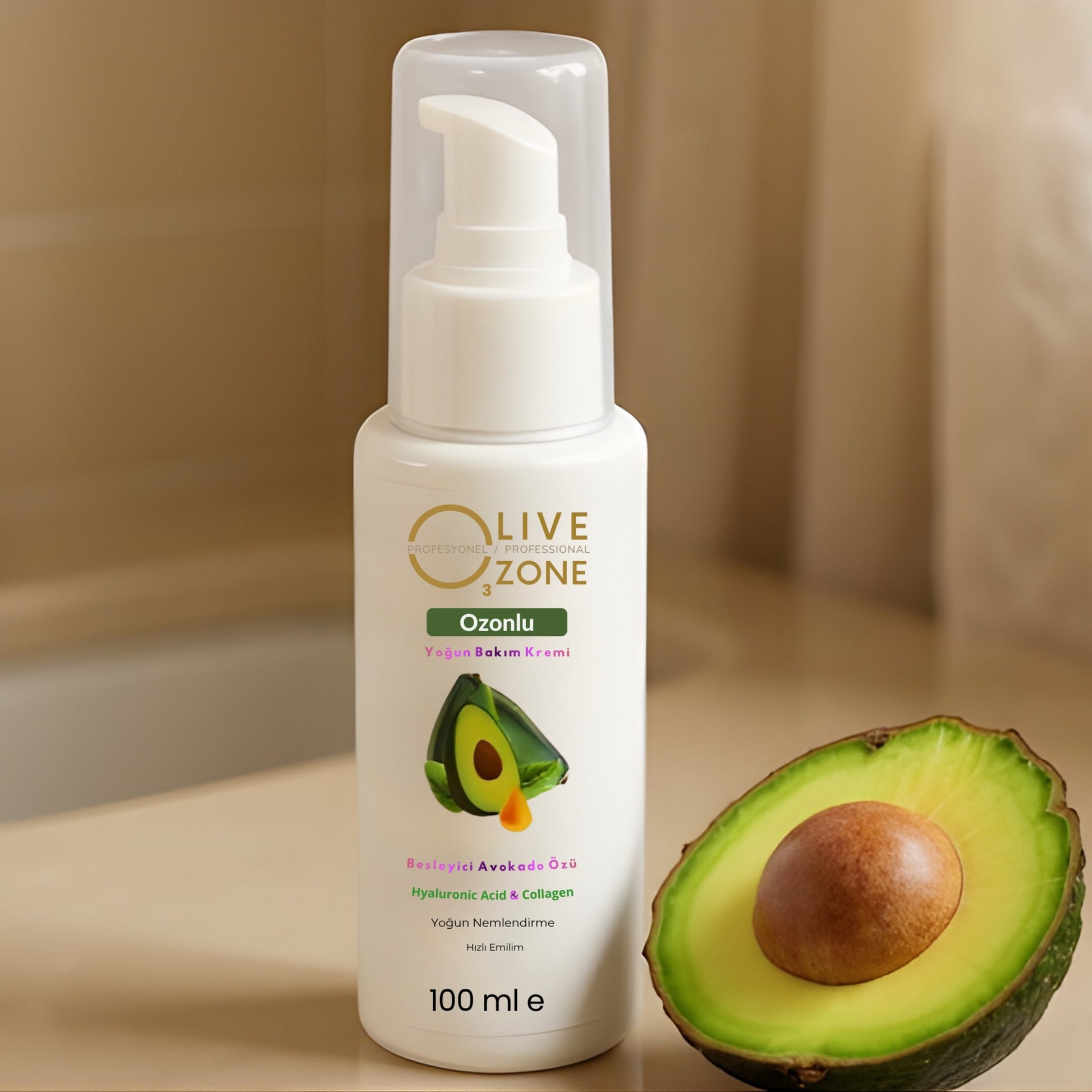 Olive Ozone – Avokado Özlü Ozonlu Besleyici Bakım Kremi | 100 ml Ürün Görseli 1