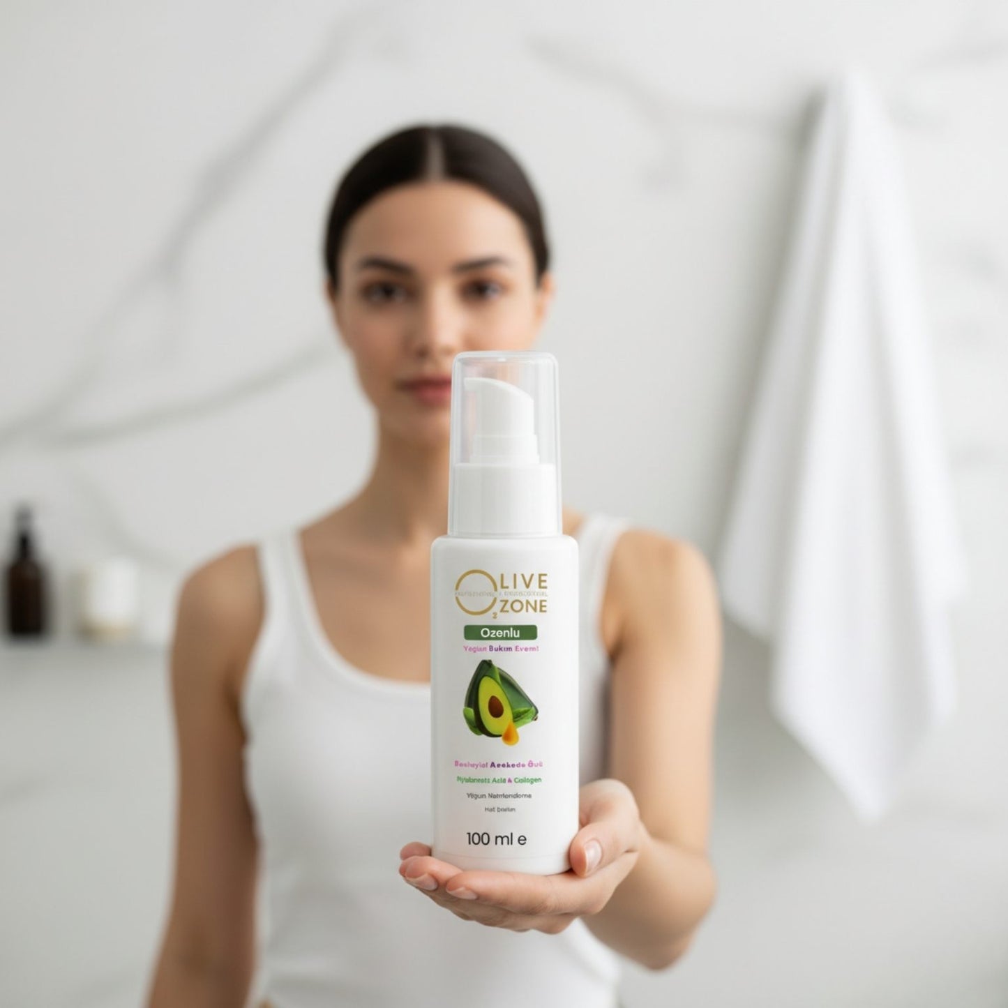 Olive Ozone – Avokado Özlü Ozonlu Besleyici Bakım Kremi | 100 ml Ürün Görseli 3