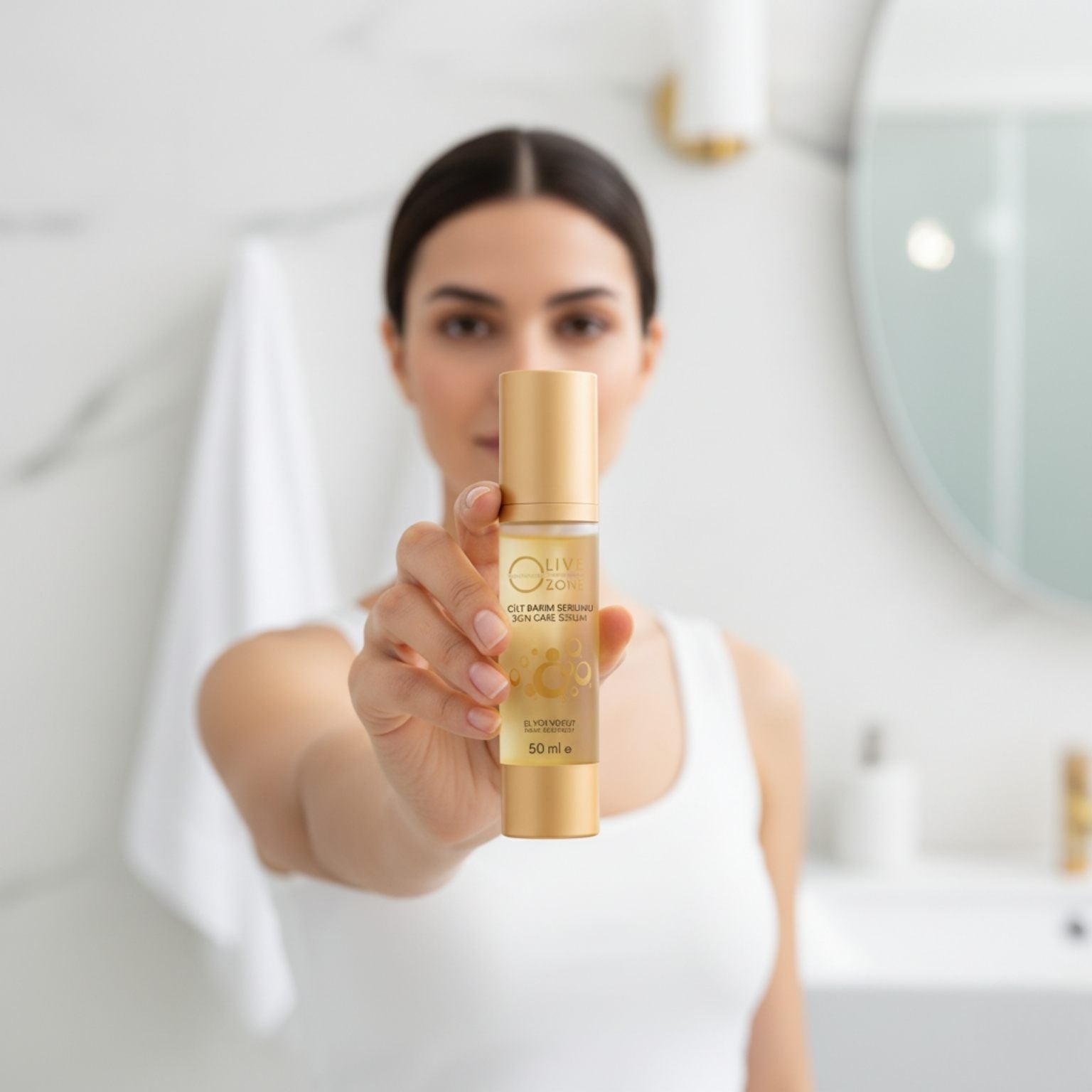 Olive Ozone – El ve Vücut Cilt Bakım Serumu | 50 ml Ürün Görseli 2