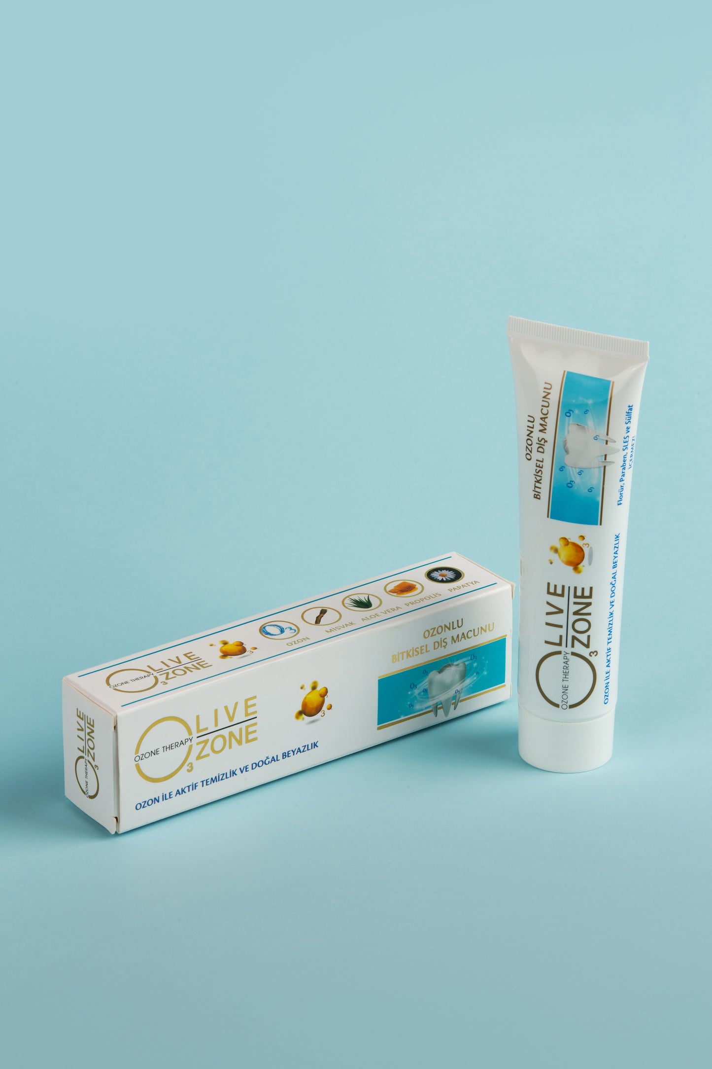 Olive Ozone – Ozonlu Bitkisel Diş Macunu | 100 g Ürün Görseli 3